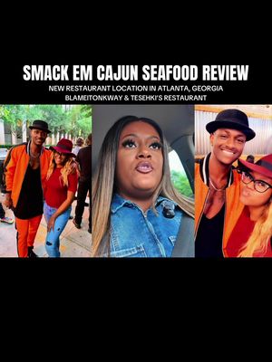 BlameitonKway and Tesehki opened a new restaurant in Atlanta called Smack ‘em Cajun Seafood! New review posted 😵‍💫🔥 . . . #foodreview #atlanta #newrestaurant #seafoodboil #smackbucket 