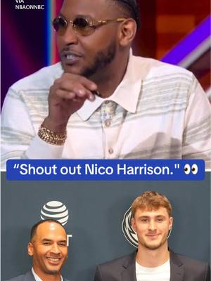 Carmelo Anthony gave praise to former Mavericks GM Nico Harrison for seeing the vision when drafting Cooper Flagg, who just won ROY 🔥 #nicoharrison #lukadoncic #lakers #mavericks #cooperflagg 