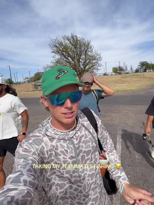 I took my teammates fishing.. 😂 #fishing #baseballplayer #daltonmauldin #amarillo #teammates @Peyton “Chatty” Chatagnier @Jordan Brewer @kadenbowler 