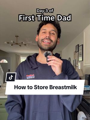 How to Store Breastmilk 🤱🍼👶🏽 (Day 3) #newdad #newmom #firsttimeparents #dadlife #fatherhood 