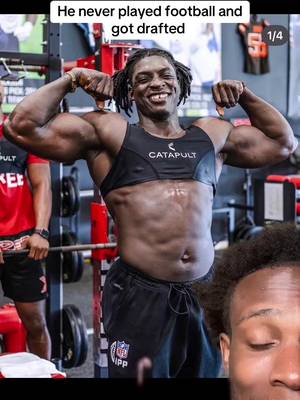 Philadelphia eagles drafted uar Bernard who has never played football i before #nfldraft #nfl #footballtiktok 