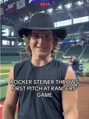 Rocker x @rangers ⚾️ With a little guidance from Grandad, the reining American Rodeo champ took the mound at Globe Life Field.  Don’t miss Rocker’s return to Globe Life May 23 at The American Rodeo Championship Weekend. 🎟️ AmericanRodeo.com/tickets