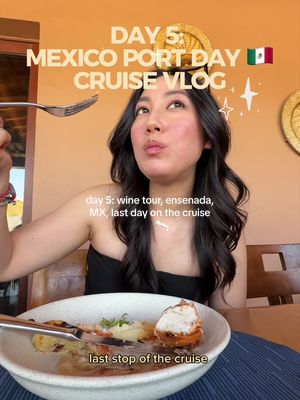 sipping wine in Mexico, don’t mind if I do 🇲🇽🍷  #cruisetok #winetour #ensenada #thingstodoinmexico #cruiseactivities @Virgin Voyages 