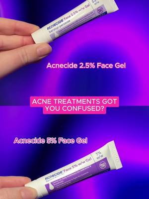 Are you team ✨ 2.5% ✨or ✨5%✨ Benzoyl Peroxide? 💜 #skincare 
