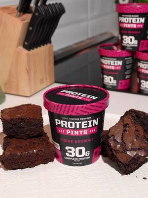 Introducing Fudge Brownie, exclusively available at @Sprouts Farmers Market nationwide! Packed with real brownie pieces and a rich fudgy swirl that hits different every bite. Creamy, indulgent, and still bringing 30g of protein per pint. This is what dessert tastes like when you don’t cut corners. #highprotein #highproteindessert #proteinicecream #lowcaldessert #GymTok     
