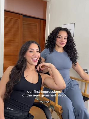 first impressions of the new Form collection 🤏 this drop is so tea, you'll have to feel it to believe it 🪶 #gymsharkwomen  #matchingsets #capsulewardrobe @Analis Cruz @Erikaholguin 