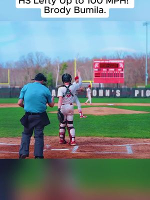 HS Lefty Up to 100 MPH! Brody Bumila #baseball #TikTokCampaign #hsbaseball #fyp 