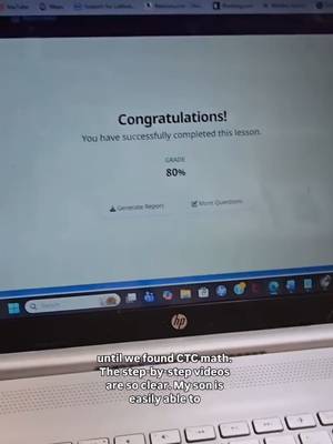 #Ad 📢 7 day Free Trial for Free! 🔗 in bio for a curriculum you need!  📚 A solid math foundation is so necessary! It's not about the grades or moving kids along to meet a criteria!  💻 CTC Math has been a game-changer for Johnny! The short, clear lessons keep him focused, and the self-paced structure means no more math meltdowns.  ✨ Whether your child is struggling or soaring, CTC adapts to them, not the other way around. #Ad #Advertisement #Sponsored #PaidAd @ctcmath HomeschoolWin