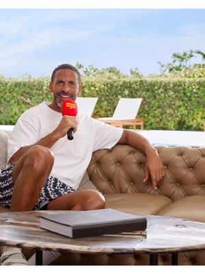 Absolute gospel: it’s football, not soccer. Watch @Rio Ferdinand record his podcast live, then head to a FIFA World Cup Quarter-Finals match in Los Angeles. Bookings for this Experience open May 12 at 10AM BST. Link in airbnb’s bio.