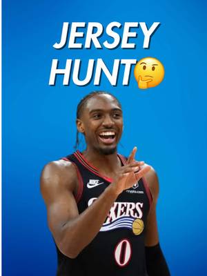 Recreating my photo with the OG Sixers jersey🥹🏀 #GiftedBy76ers 