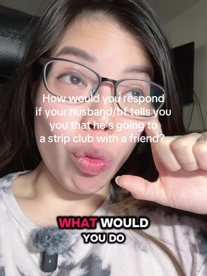 This is a sincere question.  Share what you’d say or how you’d react? 
