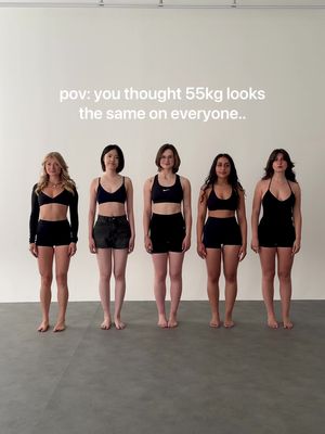 proof that the number on the scale looks different on every body ❤️