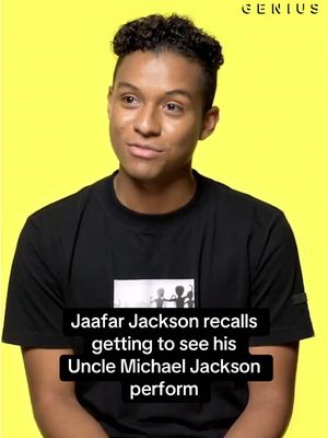 with the release of 'Michael' 🎬, we had to throw it back to 2019 when a young #jaafarjackson came onto #verified and spoke about the only time he got to see his iconic uncle @Michael Jackson perform on stage 🤯 #genius #michaeljackson #michael  