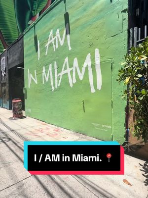 I / AM in Miami.  📍Find the murals: 245 NW 25th St, Miami.  1513 SW 8th St, Miami. 210 NW 24th St, Miami. #MiamiGP #AstonMartinF1 #Miami #MiamiArt #MiamiLife 