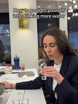 8-10 glasses a day @Tess Tregellas #officehumor #officelife #comedy #shots 