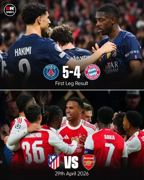 We still have another mouthwatering clash as Arsenal and Atletico Madrid face off soon! 👀 This year’s set of UCL semi-finals could be one of the best ever! 🤩 #UCL #ChampionsLeague