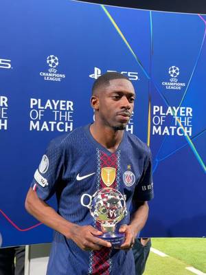 MVP: Ousmane Dembélé 👏🏆 #UCL #ChampionsLeague #Dembélé #PSG 