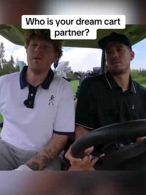 Who is your dream cart partner and who is the 4 some you’re teeing it up with? #golf #devinbooker #NBA 