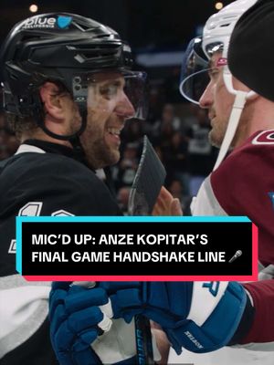 “you’ve always been one of my favorites” 🥹 #NHL #hockey #StanleyCup #LAKings #AnzeKopitar 