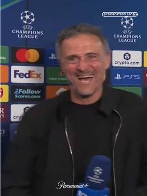 Luis Enrique and Vincent Kompany share a laugh over the insane match their teams just played 😅 #ucltoday #ucl #psg #bayern #championsleague 
