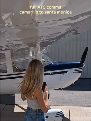 easy flight to smo ☀️ full video on my youtube channel!! #aviation 