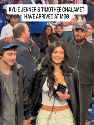 NY Knicks power couple.  #tickpick #newyorkknicks #kyliejenner #timotheechalametedit #knicks 