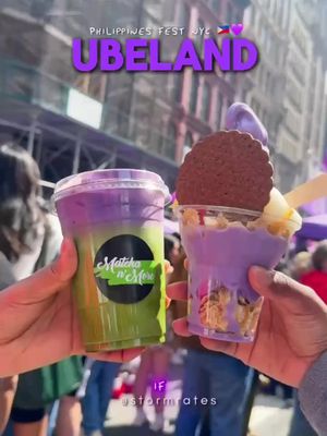 Everything I ate at Ubeland NYC! 🇵🇭💜 if Ube is your vibeee, you need to tap in!  Check these vendors out:  tiopaella — Ube Paella gobis_goods — Ube Donuts kapehannironey — Ube Latte  kalye.nyc — Ube Sliders matchanmore — Ube Soft Serve  sosarapnyc — Chicken Skewers  homefrite — Brisket Ube Fries Which one of these dishes would you try? Check out 📌 philippinesfest for the next one! Follow me (Storm) for more foodie finds in NYC 🗽 #philippinesfood #ubefestival #ube #nycfoodie #filipinofood 