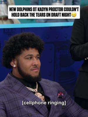 seeing prospects’ dreams come true is the best part of the #nfldraft 🫶 #kadynproctor #miamidolphins #nfl #alabamafootball 