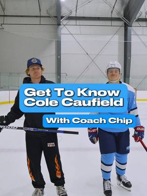 Chip and Cole could have their own show for sure 🔥 #TeamCWENCH #CoachChippy #ColeCaufield @Coach Chippy 🏒 