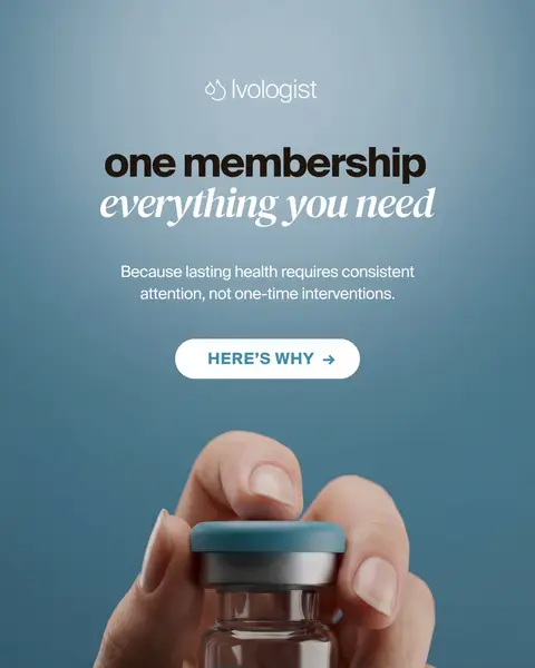 One membership. Everything you need to feel like yourself again. Most clinics charge separately for labs, consultations, and prescriptions. The bill adds up fast. Support drops off after the first visit. You end up juggling clinics, chasing refills, and paying full price on compounded medications you already know you need. The Ivologist Wellness Membership consolidates it. One board-certified care team.  🔵 Discounted pricing on add-on medications, supplements and health coaching. 🔵 Priority refills. Free shipping.  🔵 Ongoing functional health coaching.  A team that knows your history, your labs, and where you’re headed next. Why not feel 20 again? $99/mo. Or $299 prepaid for 4 months and save $97. Telehealth from wherever you are. No in-person visit needed. Your care team stays with you as your protocol evolves. Get started at www.ivologist.com/weight-metabolism/memberships Call 210-436-8822  Email scheduling@ivologist.com #ivologist #glp1medications #wellnessprogram #metabolichealth
