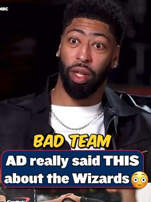 Will Anthony Davis bring the Washington Wizards back to the playoffs? 🤔 #NBA #nbaplayoffs #wizards 