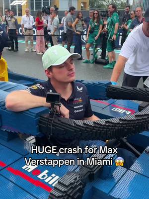 his intrusive thoughts won once again 😭 #f1 #f1drivers #maxverstappen #miamigp 