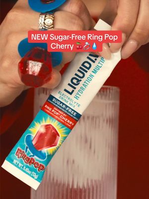 listen closely. 🍒 that's the sound of something worth saying YES to. 💍 meet your new favorite flavor: Sugar-Free @Ring Pop Candy Cherry #liquidiv #ringpop #asmr 