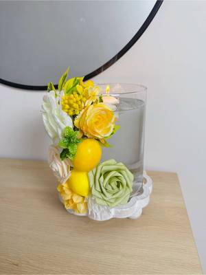 Beautiful DIY candle that instantly elevates your space perfect for Summer and Mother’s Day. Who knew a simple DIY candle and florals could give this much luxury? If you love this easy masterpiece. Like, Share, Comment. Thank you so much!