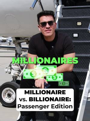 Kolin can always tell if a passenger is a millionaire or a billionaire. Can you? #FlyAmalfi #Millionaire #Billionaire @thekolinjones 