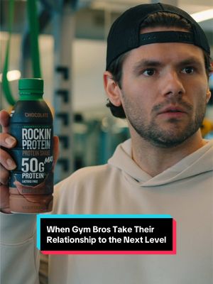 POV: your gym bro asks you to take things to the next level…and pulls out a @Rockin’ Protein …🤝  #AlwaysDelicious #NeverChalky #ad
