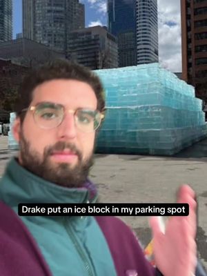 Drake put an ice block in my parking spot part 2 #drake #toronto #iceman #torontolife #torontotiktok