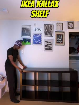 New IKEA Kallax shelf is here  #bedroomdecor #smallbedroom #roomdecor 