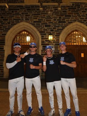 pitch, don’t kill my vibe 😈 #dukebaseball  #dukeuniversity #jaredmcain  #ncaabaseball #collegebaseball  🟠 hosted by @kiana flory + @emily raelynn 🟠