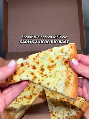 i fear this one is a big yes  #dominos #pizza #garlicandherbdip 