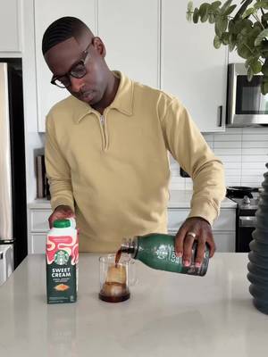 #ad I used to go all out trying to dupe my Starbucks order at home… but now I don’t have to. Making coffee just got a lot better with the NEW @Starbucks Sweet Cream Enhancers (I’m loving the Brown Sugar and Vanilla)!  Now available online and at grocery stores nationwide. #StarbucksAtHome