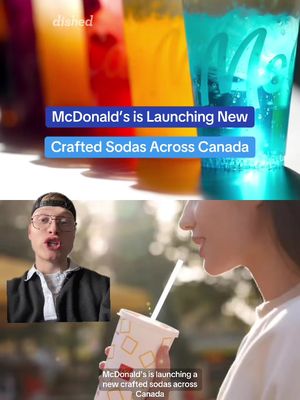 McDonald’s is launching new drinks across Canada 🇨🇦🥤 #canada #mcdonalds #dirtysoda #canadian #drink 