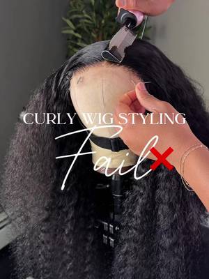 This styling process was an absolute fail but don’t worry I’ll show you how I fixed this in my next video 😁 #curlywig #curlywiginstall #pixiecurls #burmesecurls 