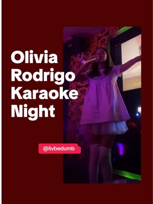 @Olivia Rodrigo said karaoke and the TikTok livies DELIVERED 💞