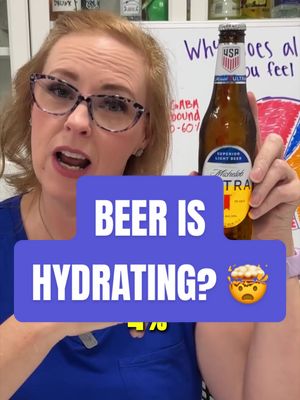 Waait, beers is actually HYDRATING? #Cheers #alcoholscience #drinktok #liverhealth #tiktokshopstockup