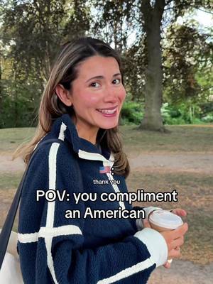🇺🇸 vs 🇬🇧 reacting to a compliment 👀 Which one are you? #americaninlondon #usa #uk #studyabroadlife #internationalstudent 