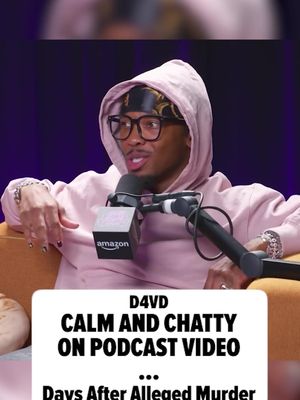 😱 D4vd appears to be cool, calm, and collected during a podcast appearance ... days after prosecutors claim he murdered Celeste Rivas. 🎥: Zach Sang Show