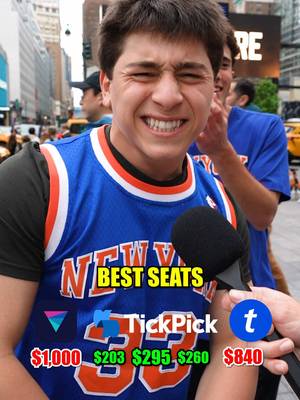 This is how much fans paid for Knicks playoff tickets 👀 #nbaplayoffs #NBA #knicks #newyorkknicks #nyknicks 