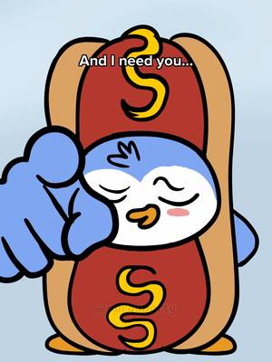 Send this to someone you miss 🐧🐧💙 Follow @purgyparty and download our new battle royale mobile game! #pudgyparty #purgyparty #pudgypenguins #purgypengoon #cartoon 