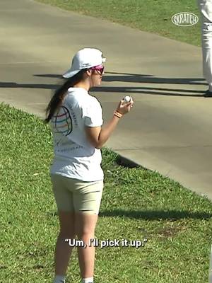 PSA: if you find a golf ball at a golf tournament it is NOT a souvenir. #PGATOUR #golftiktok #sports